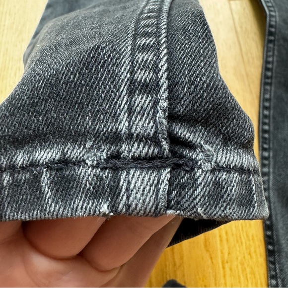 EVERLANE HIGH RISE SKINNY JEANS WASHED Black Denim -28 - Picture 16 of 17